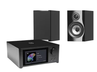 NAD C 700 czarny + 707 S2 czarny - Zestawy stereo - miniaturka - grafika 1