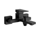 Baterie umywalkowe - Sapho - Kran do wanny CUBEMIX matowy czarny - miniaturka - grafika 1