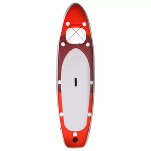 Nadmuchiwana deska SUP z akcesoriami, czerwona, 300x76x10 cm Lumarko! - Deski SUP i akcesoria - miniaturka - grafika 4