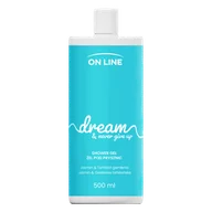 Żele pod prysznic dla mężczyzn - On Line Dream, żel pod prysznic, jaśmin i gardenia, 500 ml - miniaturka - grafika 1