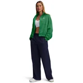 Spodnie damskie - Damskie spodnie treningowe Under Armour Armoursport Wide Leg Pant - granatowe - miniaturka - grafika 1