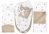 Rożki i beciki - Pepi Zestaw 6w1 Kokon Rożek Otulacz - miniaturka - grafika 1