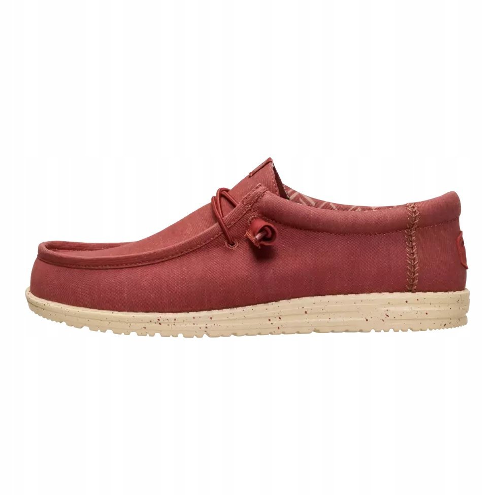 HeyDude Męskie Lekkie Mokasyny Buty Półbuty Wsuwane Wally Stretch Canvas 48