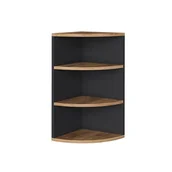 Półki do salonu - Vicco Półka narożna Ecki, Antracyt/złoty dąb, 30 x 60 cm - miniaturka - grafika 1