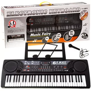 ﻿Duże Organy Keyboard MQ-809 USB MIKROFON IN0029 - Instrumenty muzyczne dla dzieci - miniaturka - grafika 1