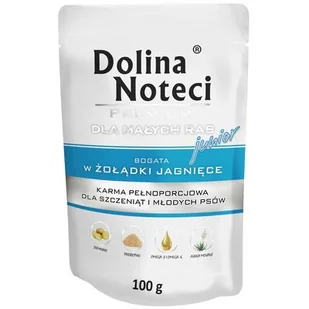 Dolina Noteci Premium Junior z żołądkami jagnięcymi 100 G - Mokra karma dla psów - miniaturka - grafika 1