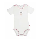 Body dla niemowląt - Dziecięce body z krótkim rękawem, biały, rozmiar 62 - miniaturka - grafika 1