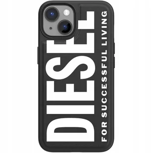 Diesel Etui Moulded Case Core FW22 do iPhone 14 czarne - Etui i futerały do telefonów - miniaturka - grafika 1