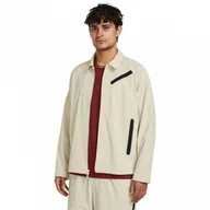 Kurtki męskie - Męska kurtka przejściowa Under Armour UA Unstoppable Vented Jkt - kremowa - miniaturka - grafika 1