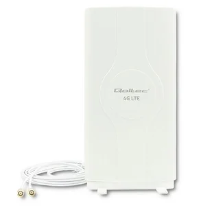 Qoltec Antena 4G LTE dookólna | 2xSMA | 30dBi | wewnętrzna - Patchcordy - miniaturka - grafika 1