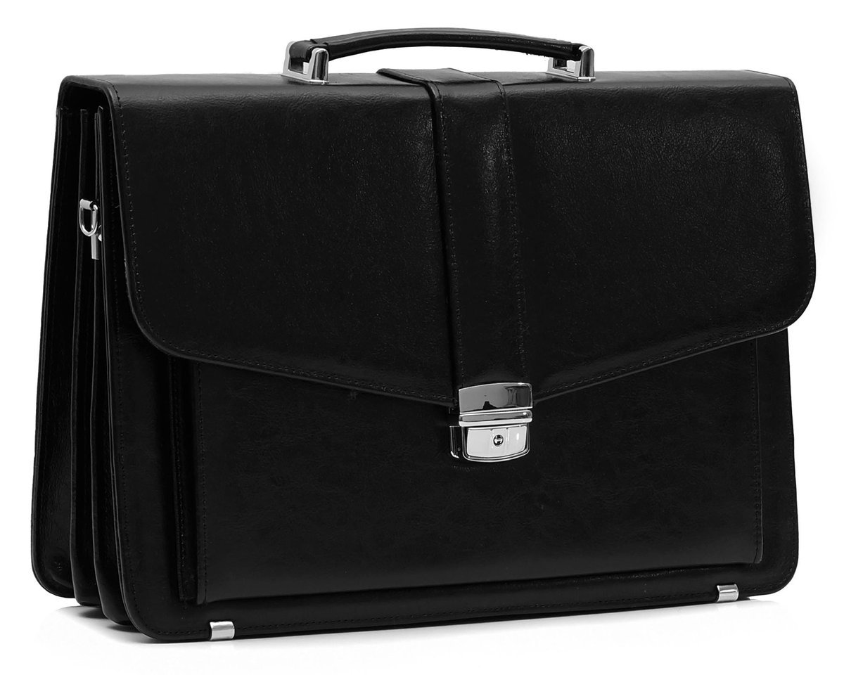 Teczka skórzana Tizano TS11 czarna