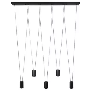 Lampa wisząca Toledo 5xGU10 czarna LP-432/5P BK - Lampy sufitowe - miniaturka - grafika 1