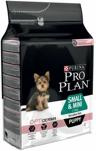 Purina Pro Plan Small & Mini Puppy Sensitive Optiderma 3 kg - Sucha karma dla psów - miniaturka - grafika 1