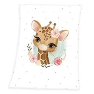 Koce i narzuty dla dzieci - Herding Koc dziecięcy Giraffe, 75 x 100 cm - miniaturka - grafika 1