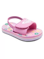 Buty dla dziewczynek - Roxy Dziewczęce sandały Finn Fin, fioletowy RAIN, 25 EU, Purple Rain, 25 EU Schmal - miniaturka - grafika 1