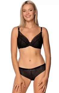 Biustonosz koronkowy push-up czarny Elisabeth BP19, Kolor czarny, Rozmiar 65C, Nipplex - Intymna - Biustonosze - miniaturka - grafika 1