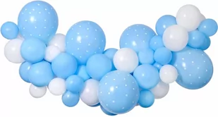 Zestaw balonów do girlandy balonowej Baby Blue - 65 szt. - Baby shower i roczek - miniaturka - grafika 1