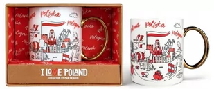 Pan Dragon Kubek I love Poland City4-Polska - Kubki - miniaturka - grafika 1