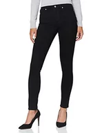 Spodnie damskie - GANT Damskie spodnie rekreacyjne Skinny Super Stretch, czarny, 32W / 32L - miniaturka - grafika 1