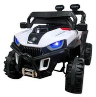 Pojazdy elektryczne dla dzieci - Buggy X8n biało-czarny, Autko na akumulator Miękki Fotelik - miniaturka - grafika 1