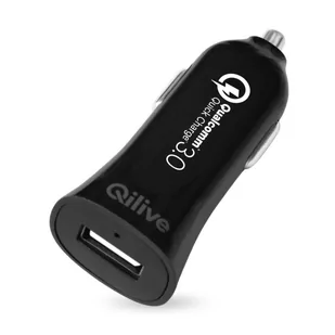 Qilive Ładowarka samochodowa 1XUSB 3A BK B - Ładowarki samochodowe - miniaturka - grafika 1