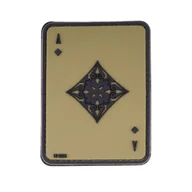 Odzież taktyczna i umundurowanie - 101 Inc. - Naszywka 3D - Ace of Diamonds - Zielona - 444130-3960 - miniaturka - grafika 1