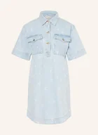 Sukienki - Neo Noir Sukienka Jeansowa Saras blau - miniaturka - grafika 1