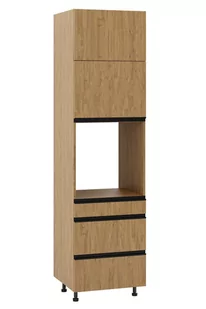 Bari Plus Słupek Pod Zabudowę Piekarnika Wysoki Dps3-60-220 Hk-Xs_Modern Dąb Kamienny - Meble kuchenne - miniaturka - grafika 1