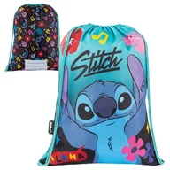 Worki na buty - St. Majewski Worek Szkolny Sportowy Gimnastyczny Na Buty Obuwie Do Szkoły Na Basen Trening Stitch Mint Aloha - miniaturka - grafika 1