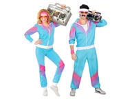 Stroje karnawałowe - Kostium Disco Dres niebieski - miniaturka - grafika 1