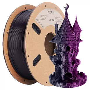 ERYONE Dual Color Silk PLA Filament 1kg - Black - Filamenty i akcesoria do drukarek 3D - miniaturka - grafika 1