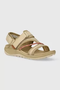 Merrell sandały TERRAN 4 BACKSTRAP damskie kolor beżowy J006746 - Sandały damskie - miniaturka - grafika 1