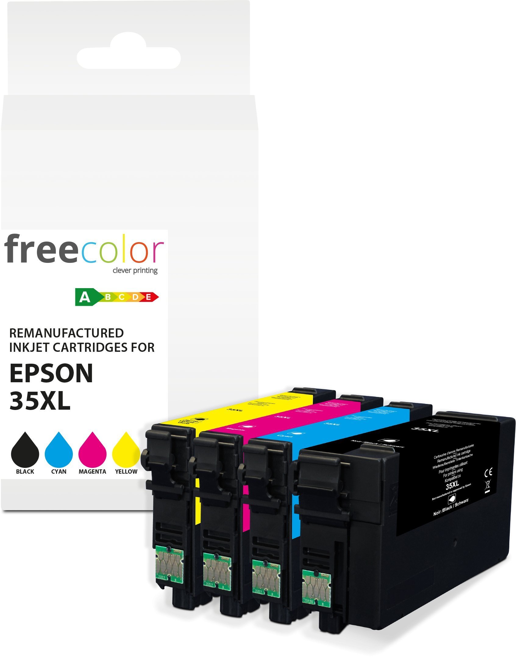 Tusz Freecolor Tusz Epson 35XL Multipack BK/C/M/C 50ml+3x25ml remanufactured K10611F7