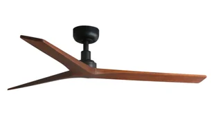 Energooszczędny wentylator sufitowy z pilotem Klim M czarny orzech 125 cm - Wentylatory sufitowe - miniaturka - grafika 1