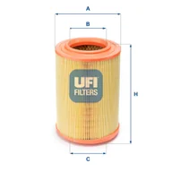 Filtry powietrza - Filtr powietrza UFI Filtry 27.195.00 - miniaturka - grafika 1