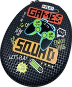 Piórniki - Piórnik szkolny z wyposażeniem owal GAMES KAYET - miniaturka - grafika 1