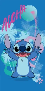 Ręcznik kąpielowy Stitch 140 x 70 cm Halantex 100% bawełna Disney plażowy - Ręczniki - miniaturka - grafika 1