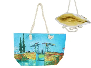 Torba na ramię 56 x 37 cm Hanipol - Vincent van Gogh - Zwodzony most Langlois w Arles 33.021-9212 - Torby i wózki na zakupy - miniaturka - grafika 1