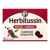 Przeziębienie i grypa - US Pharmacia Herbitussin Gardlo i Kaszel 12 szt. - miniaturka - grafika 1