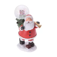 Ozdoby bożonarodzeniowe - Kula śnieżna szklana 13cm św. Mikołaj - miniaturka - grafika 1