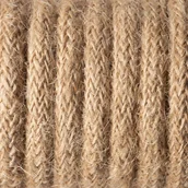 Kable - Przewód W Oplocie Jutowym 1M Kabel Dekoracyjny 2X0,75 - miniaturka - grafika 1