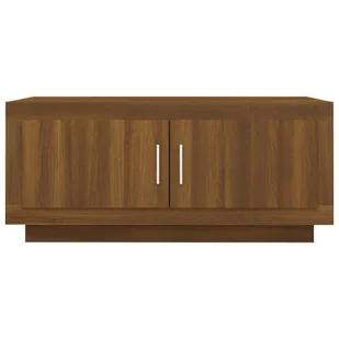 Lumarko Stolik kawowy, brązowy dąb, 102x50x45, materiał drewnopochodny - Ławy i stoliki kawowe - miniaturka - grafika 6