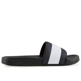 Klapki Tommy Hilfiger Rubber Flag Pool FM0FM04263-BDS - multikolor - Klapki i japonki męskie - miniaturka - grafika 1
