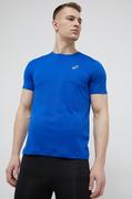 Koszulki męskie - Asics t-shirt do biegania gładki - miniaturka - grafika 1
