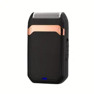 Inne - TEMU GERTZY Męski Elektryczny Golarka do Brody i Łysiny - Ładowanie przez USB, Bateria 600mAh, Czarny z Złotymi Akcentami, Gładkie i Precyzyjne - miniaturka - grafika 1