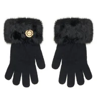 Rękawiczki - Rękawiczki Damskie Guess AW5410 POL02 Czarny - miniaturka - grafika 1