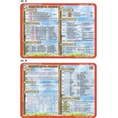 Podkładki na biurko - Nieprzypisany Podkładka edukacyjna Gramatyja języka polskiego Alfabet odmiana czasownika części mowy części zdania VISU000 - miniaturka - grafika 1