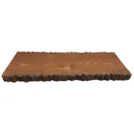 Kostki brukowe i krawężniki - Deska dekoracyjna z korą brąz 60 x 23 x 3,5 cm - miniaturka - grafika 1