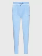 Dresy damskie - Juicy Couture Spodnie dresowe Del Ray JCAP180 Niebieski Straight Fit - miniaturka - grafika 1