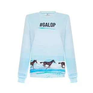 Bluza jeździecka konie w galopie S - Kurtki jeździeckie - miniaturka - grafika 1
